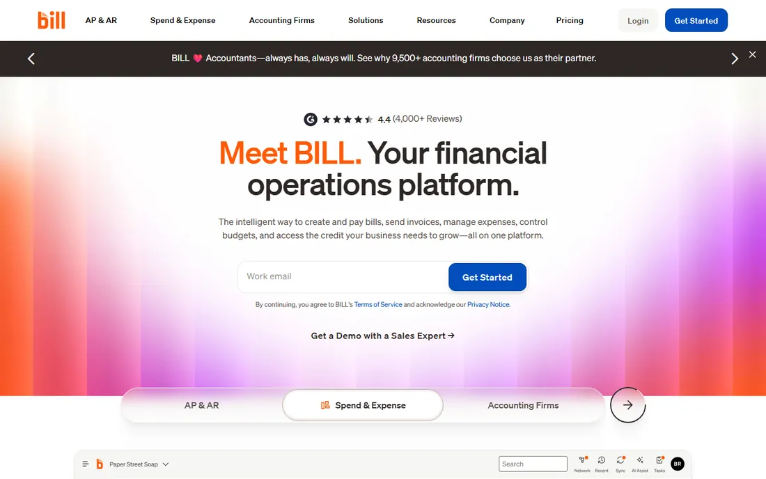 BILL homepage