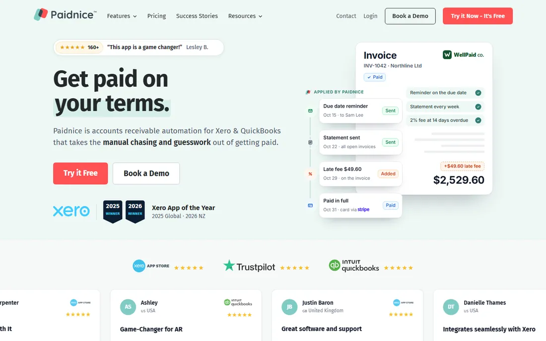 Paidnice homepage