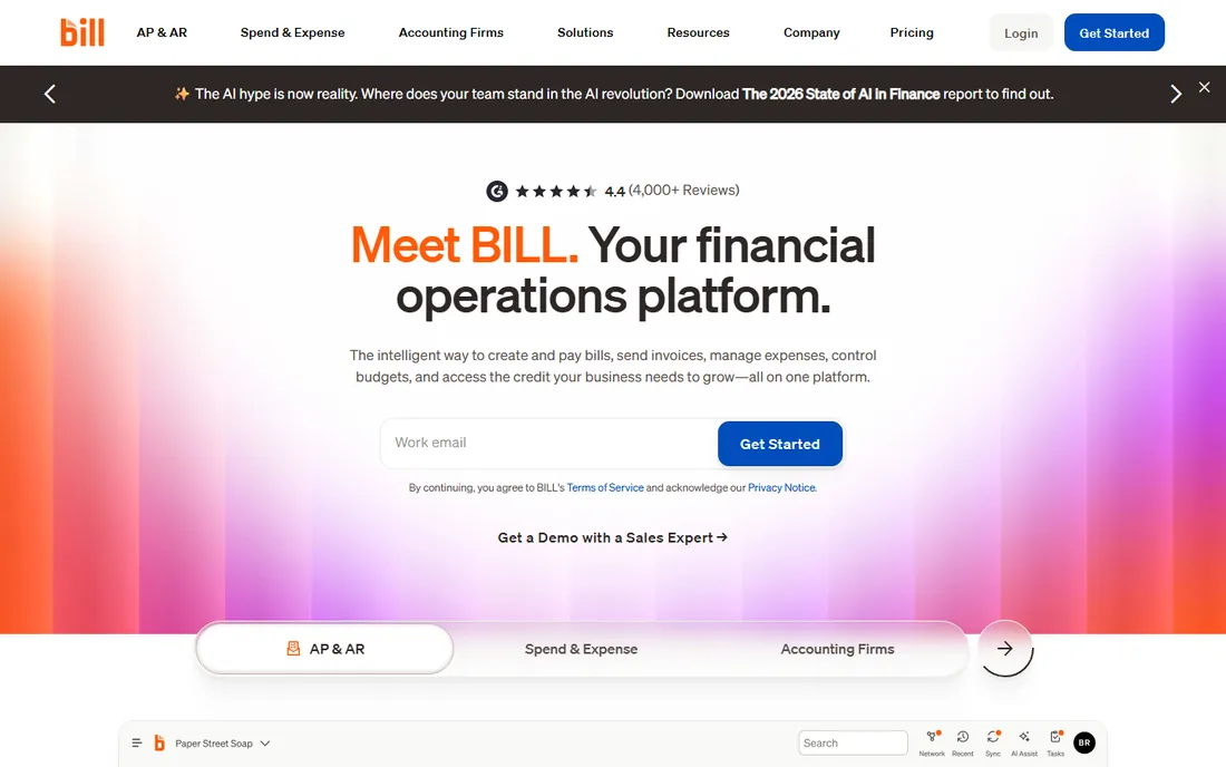 BILL homepage