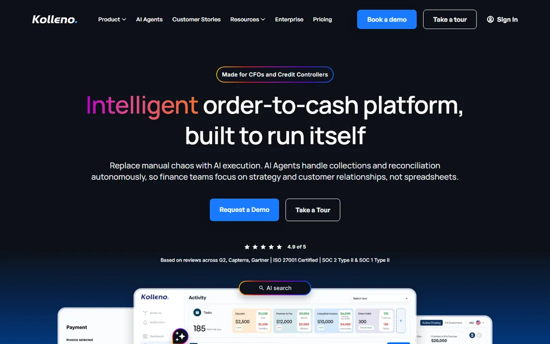 Kolleno homepage