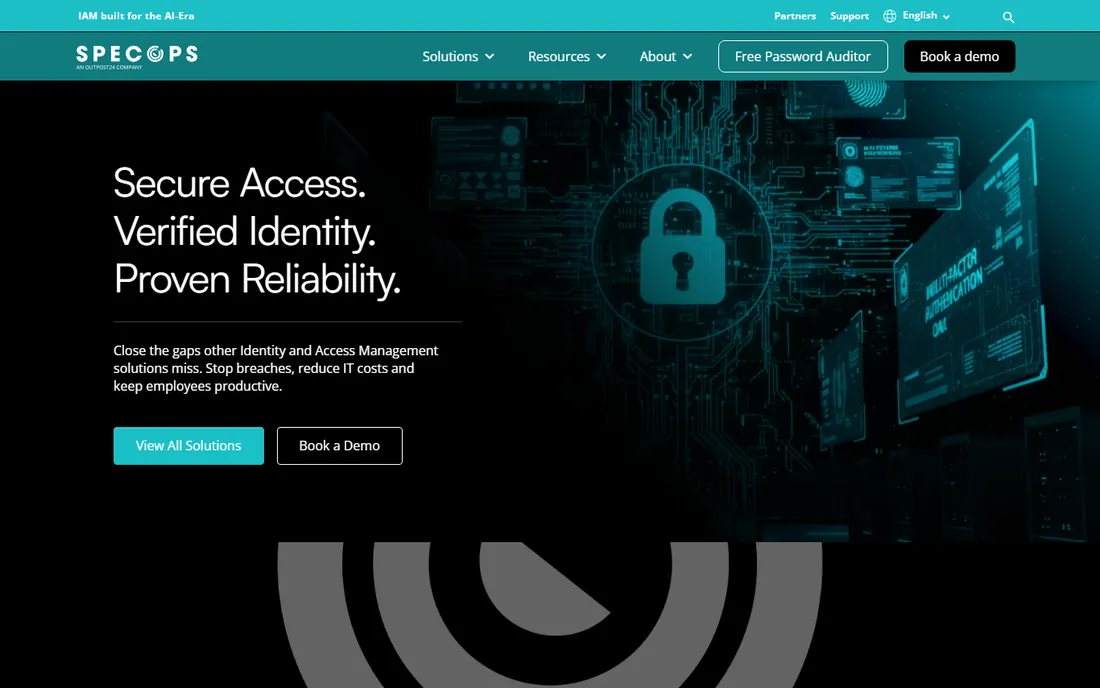 Specops Password Policy homepage