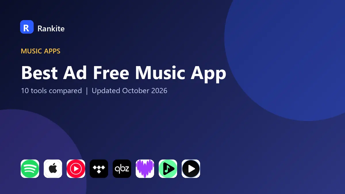 Best Ad Free Music App in 2026: 10 Apps Compared