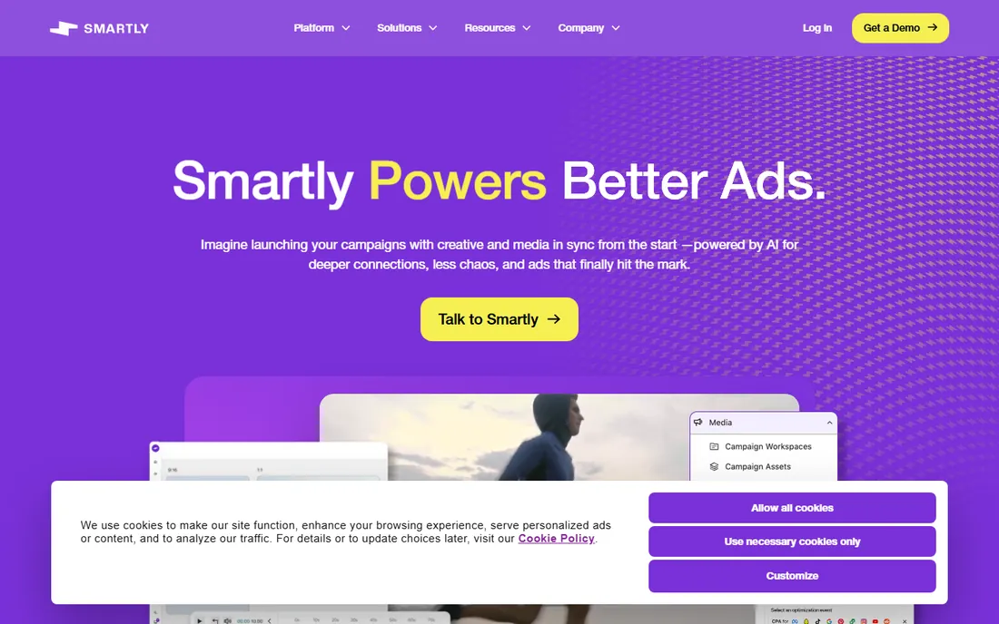 Smartly homepage