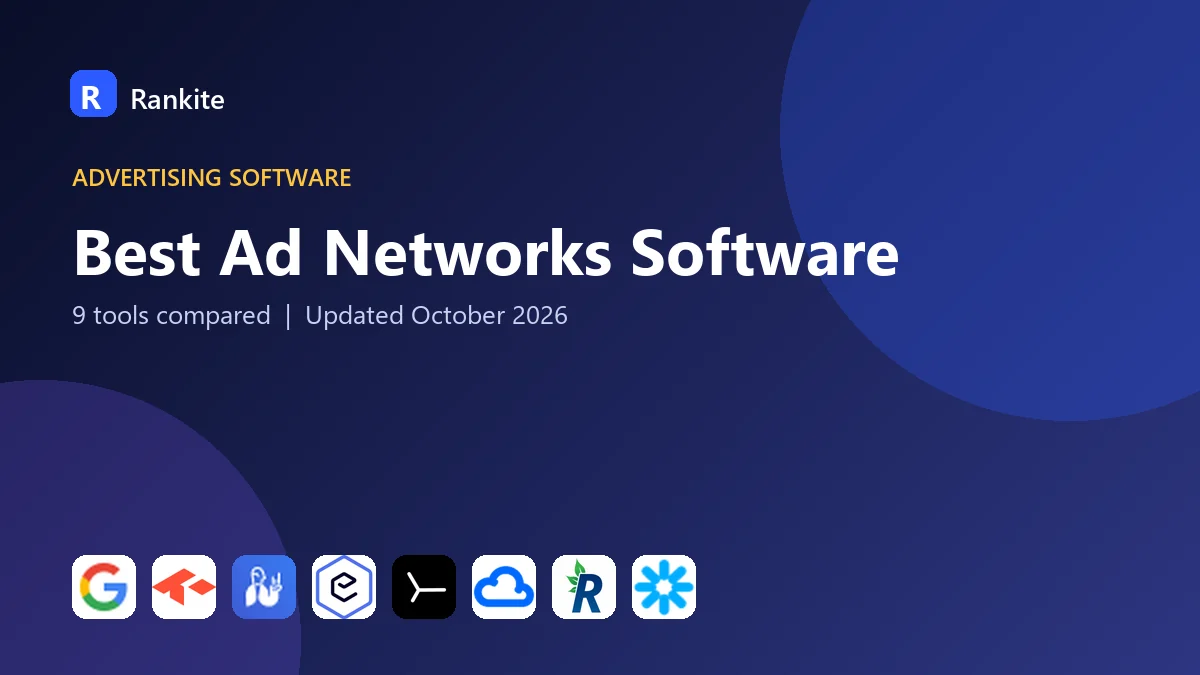Best Ad Networks Software in 2026: 9 Tools Compared