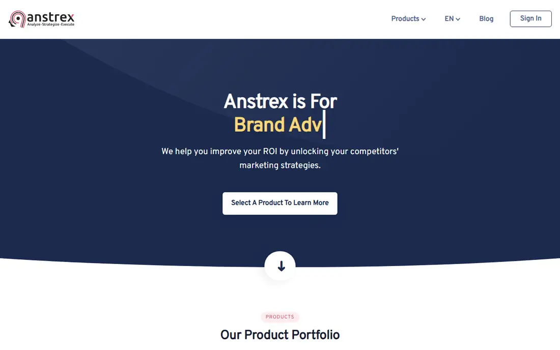 Anstrex homepage