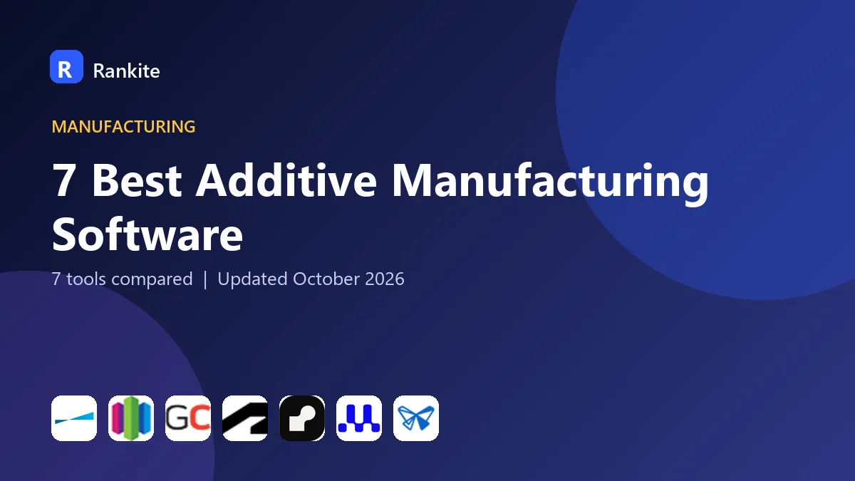 7 Best Additive Manufacturing Software: 7 Tools Compared