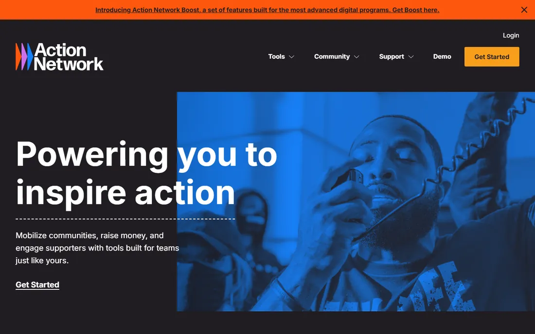 Action Network homepage