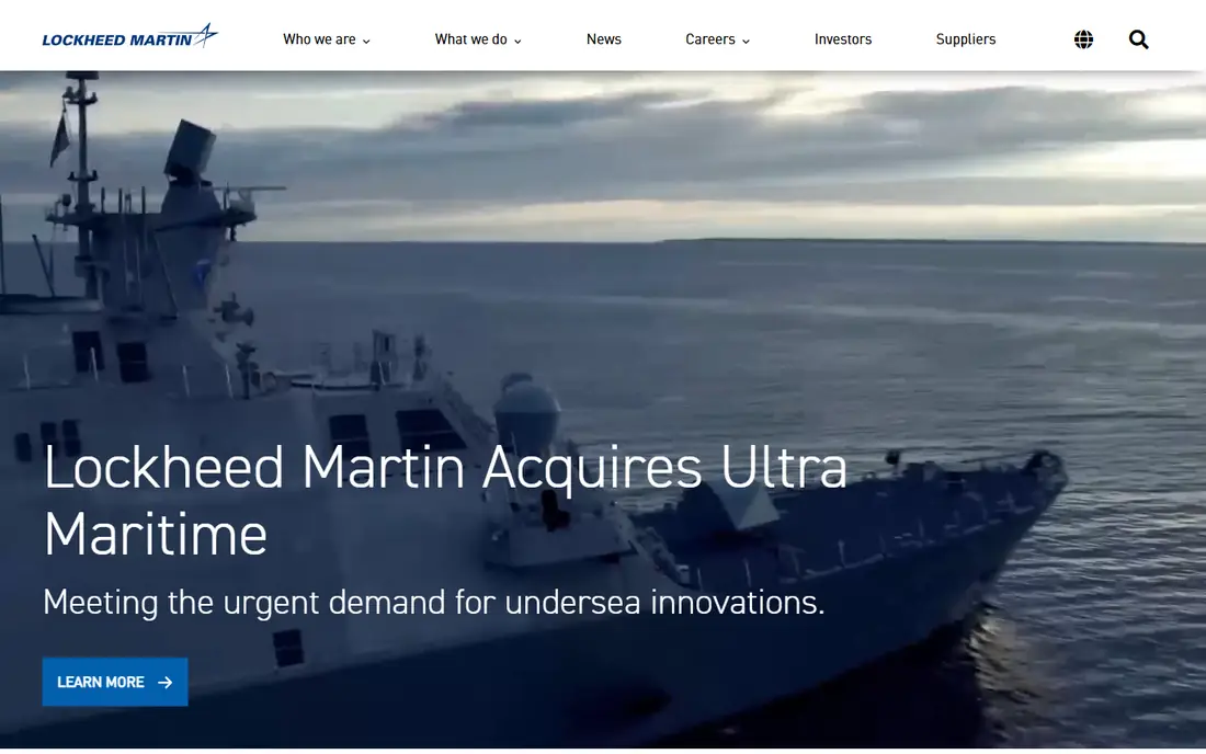 Lockheed Martin homepage