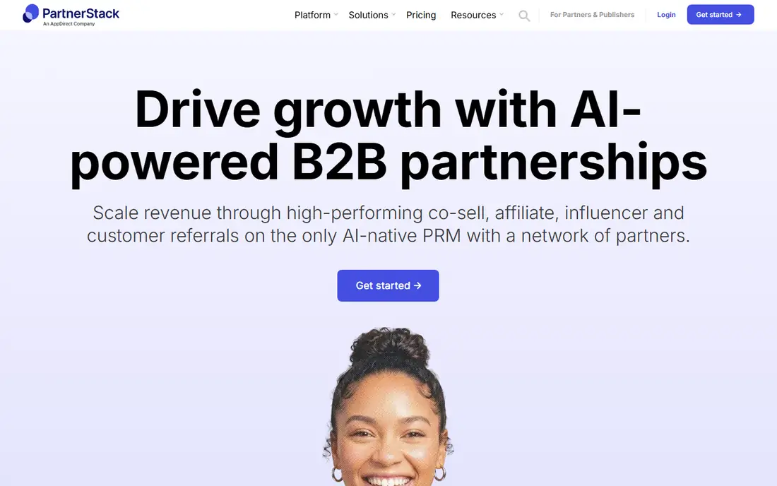 PartnerStack homepage