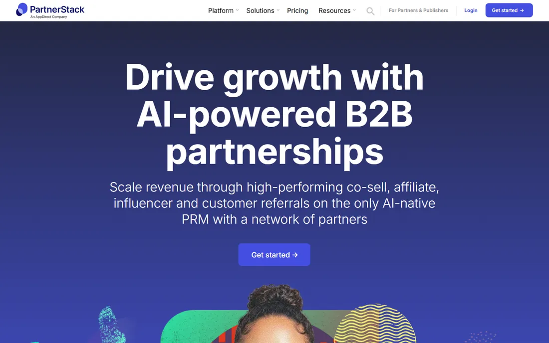 PartnerStack homepage