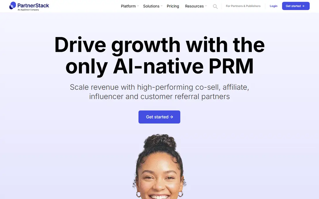 PartnerStack homepage