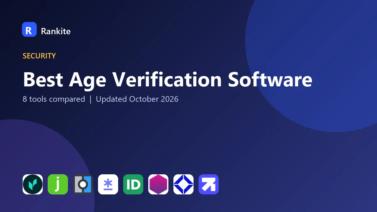 Best Age Verification Software in 2026: 8 Tools Compared