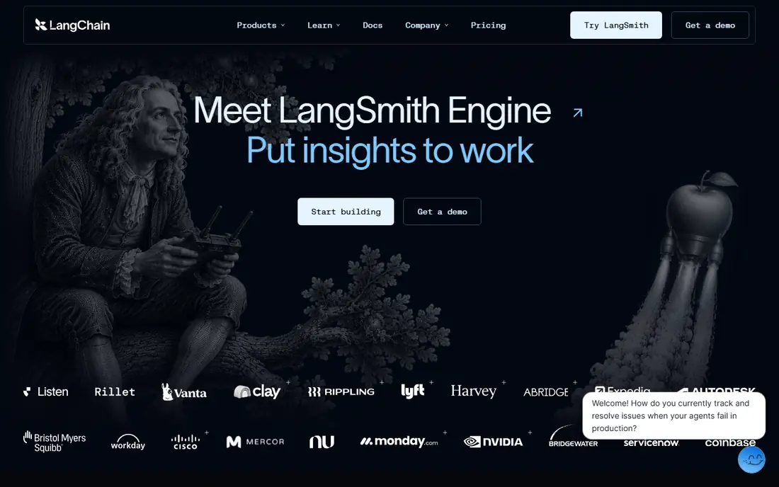 LangGraph homepage