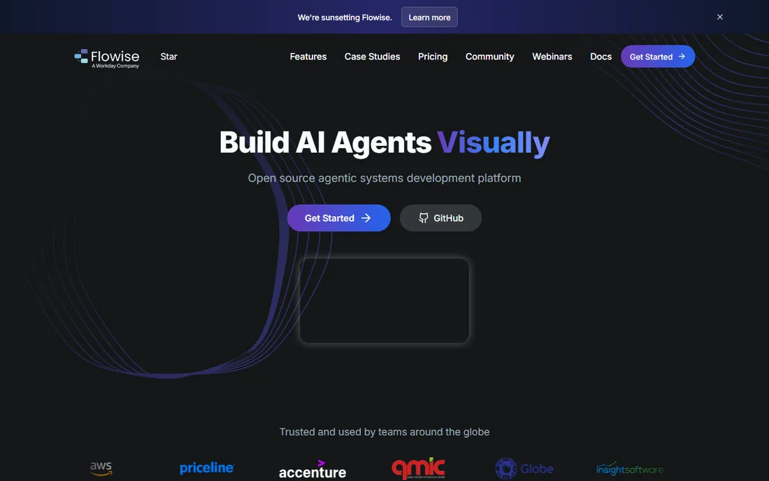 Flowise homepage