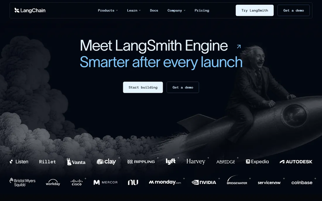 LangGraph homepage