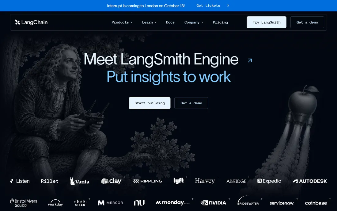 LangGraph homepage
