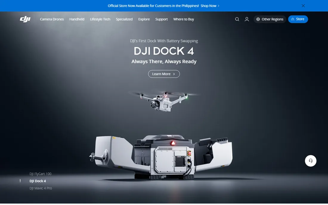 DJI SmartFarm homepage