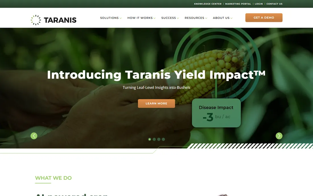 Taranis homepage