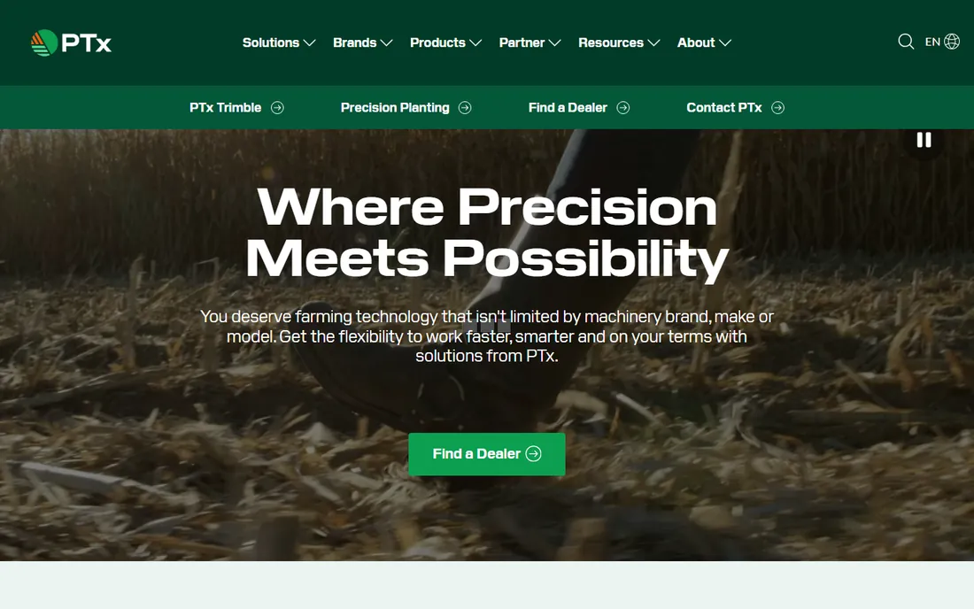 PTx Trimble homepage