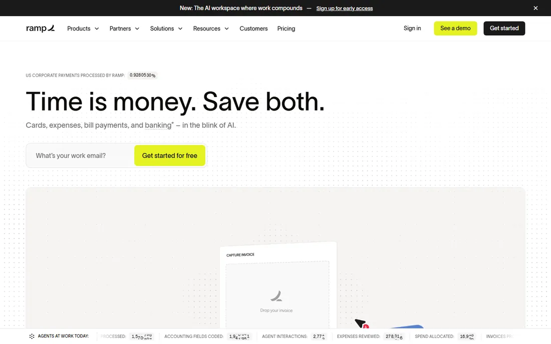 Ramp homepage