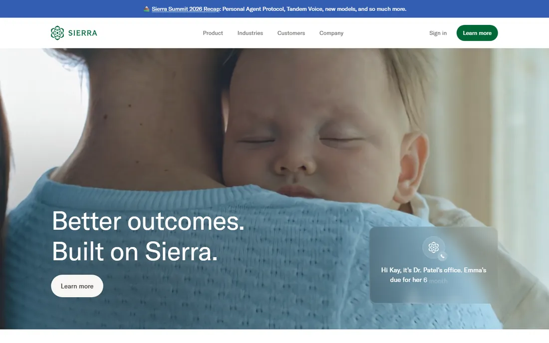 Sierra homepage