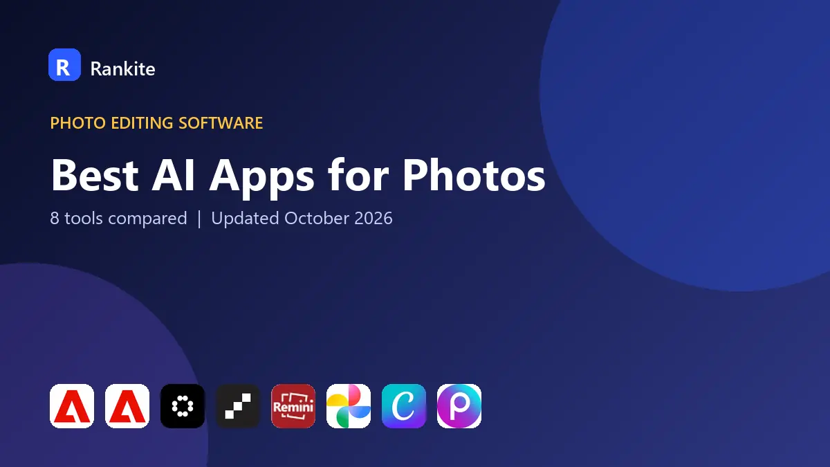 Best AI Apps for Photos in 2026: 8 Tools Compared