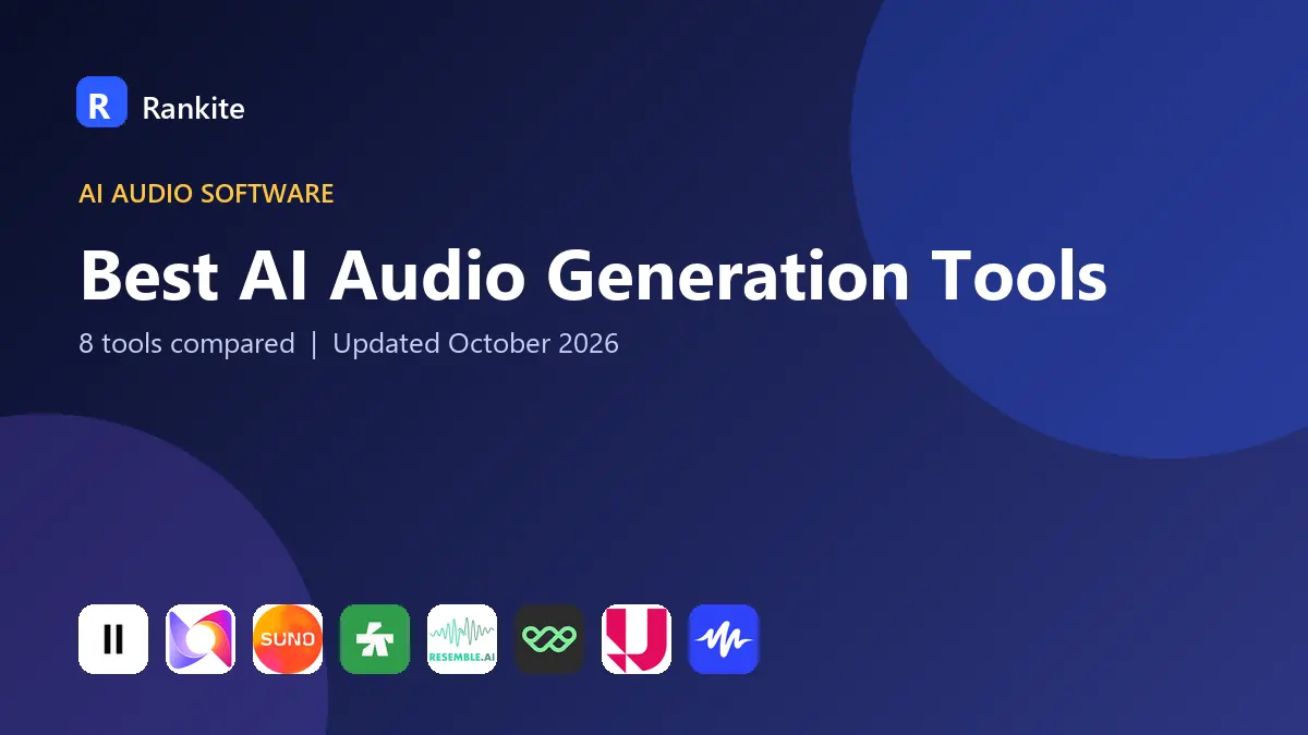 Best AI Audio Generation Tools in 2026: 8 Tools Compared