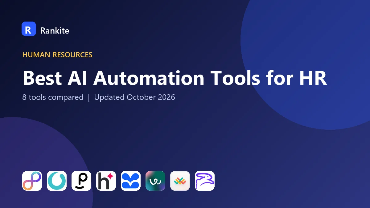 Best AI Automation Tools for HR in 2026: 8 Tools Compared