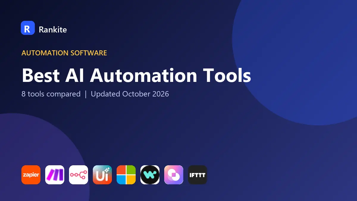 Best AI Automation Tools in 2026: 8 Tools Compared