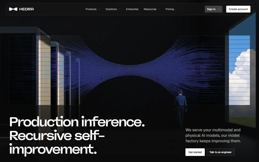 Hedra homepage