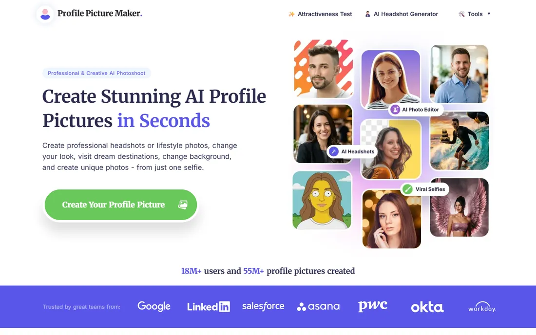 PFPMaker homepage