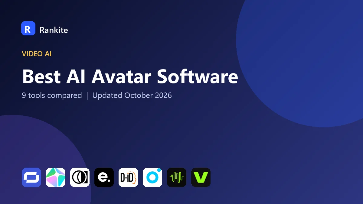 Best AI Avatar Software in 2026: 9 Tools Compared
