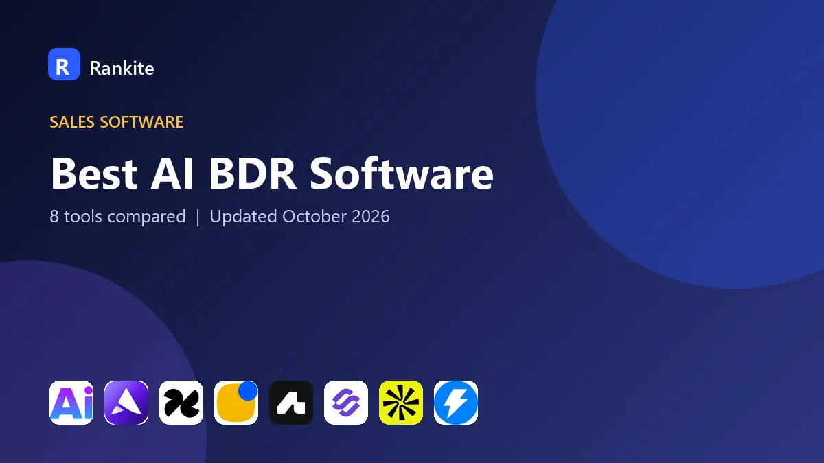 Best AI BDR Software in 2026: 8 Tools Compared