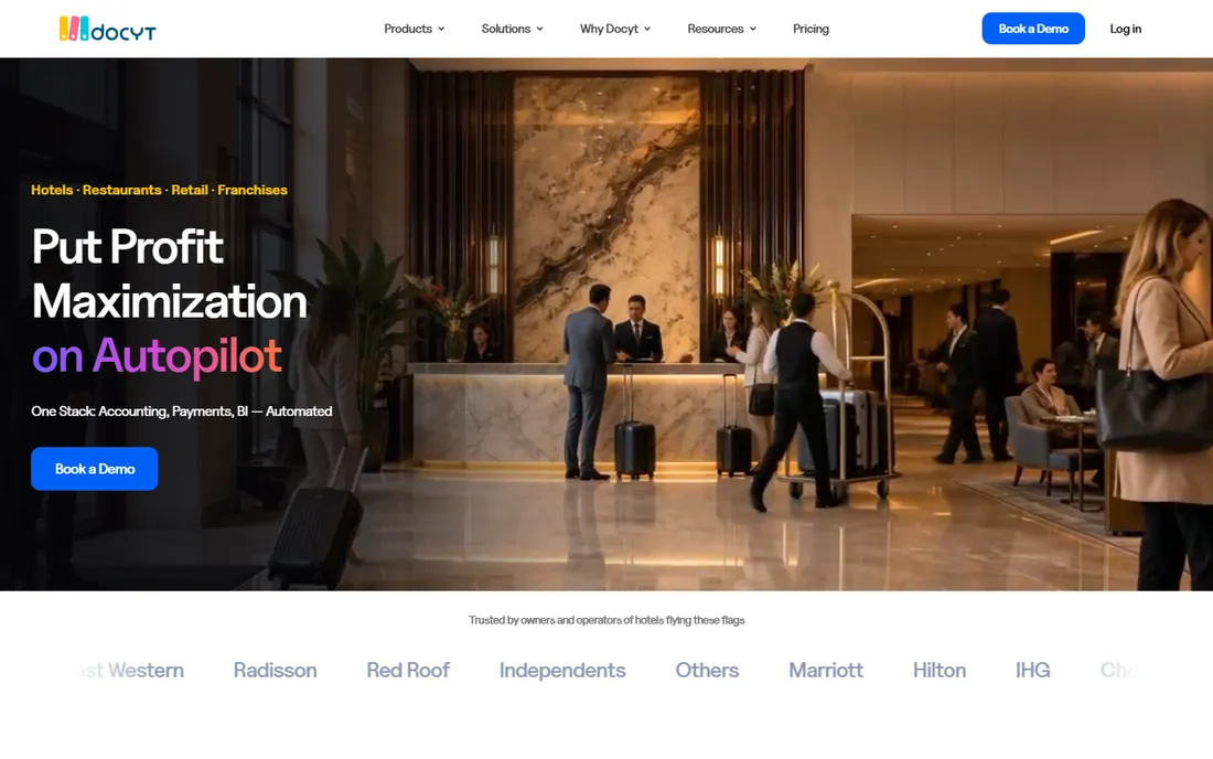 Docyt homepage