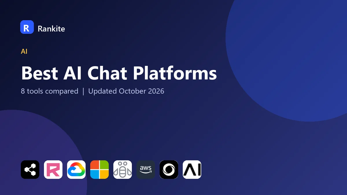 Best AI Chat Platforms in 2026: 8 Tools Compared