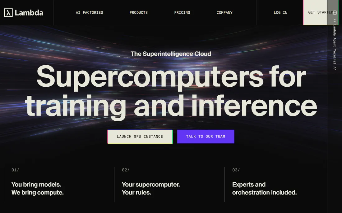 Lambda homepage