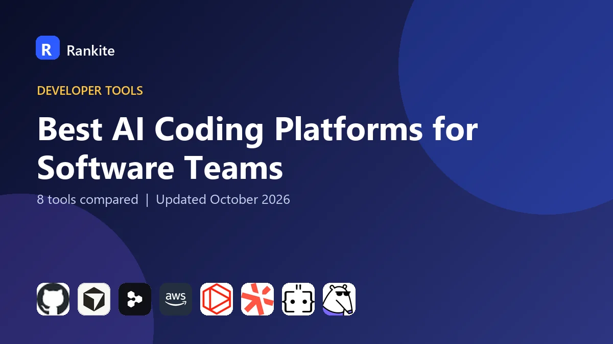 Best AI Coding Platforms for Software Teams in 2026: 8 Tools Compared