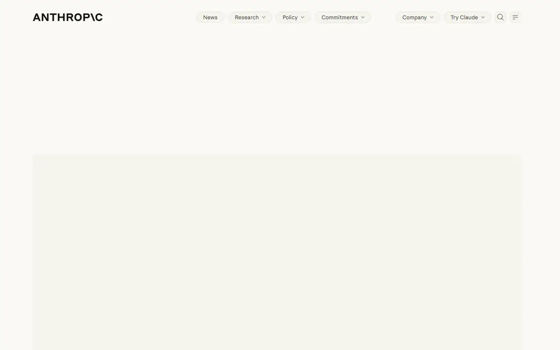Anthropic homepage