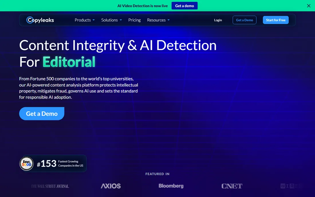 Copyleaks homepage