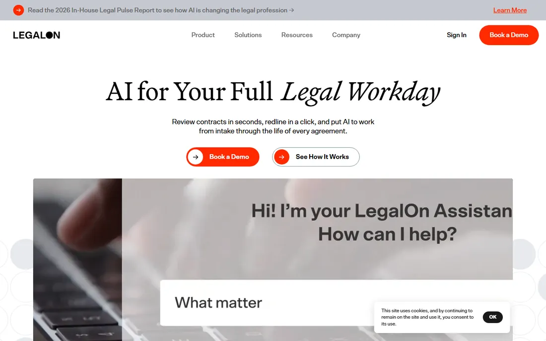 LegalOn homepage