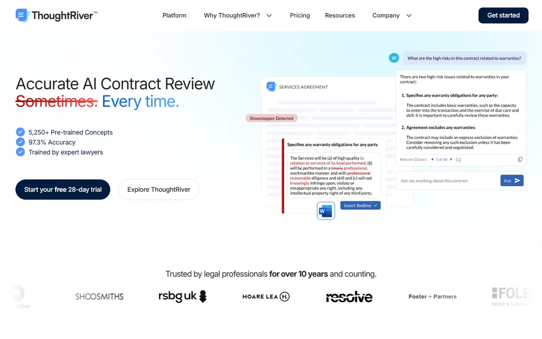 ThoughtRiver homepage
