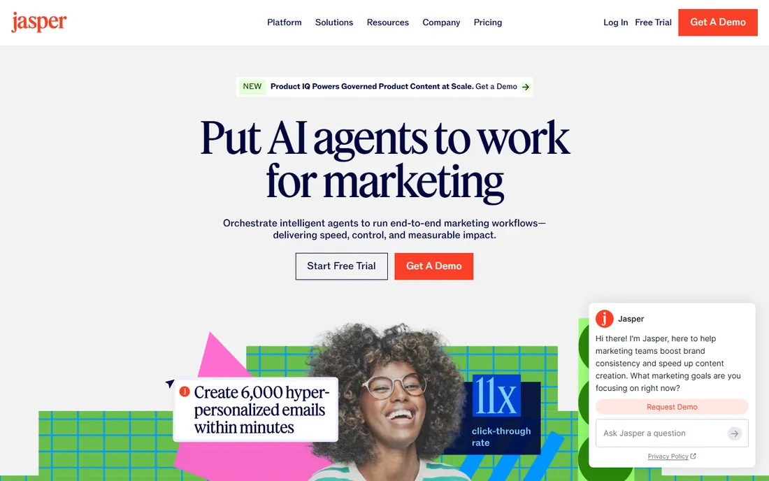 Jasper homepage