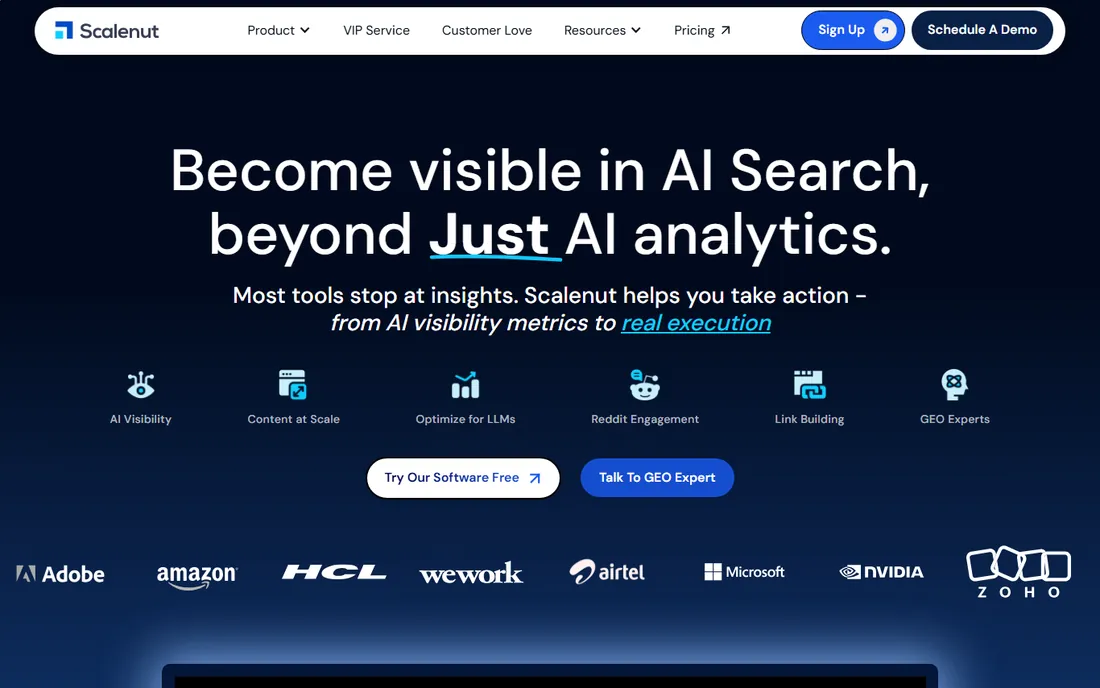 Scalenut homepage