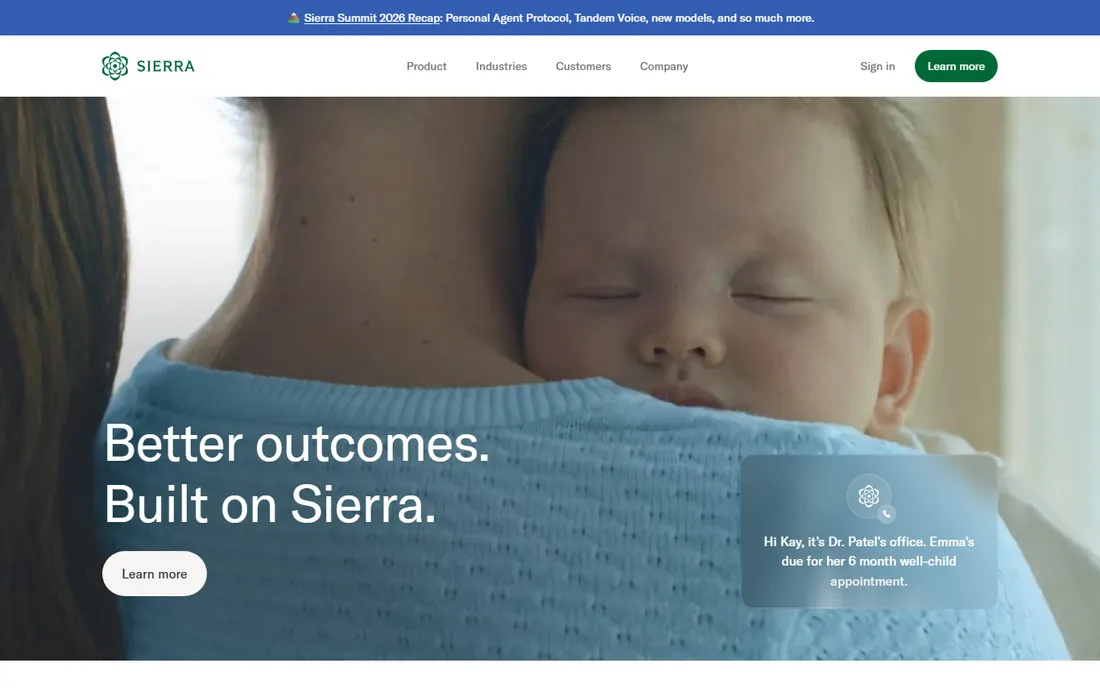 Sierra homepage