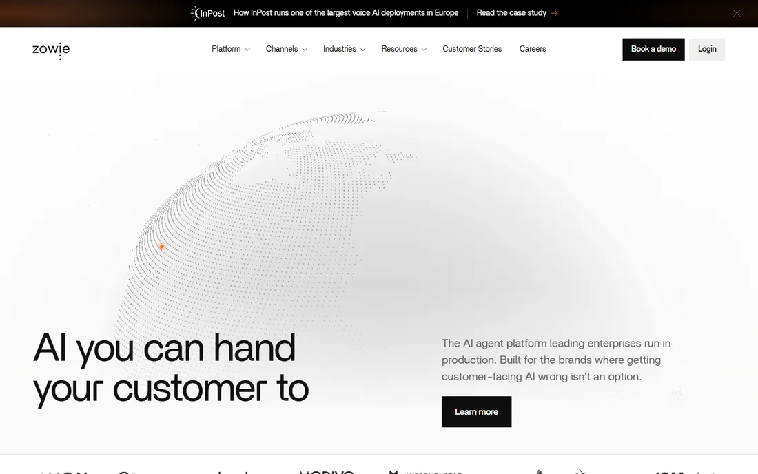 Zowie homepage