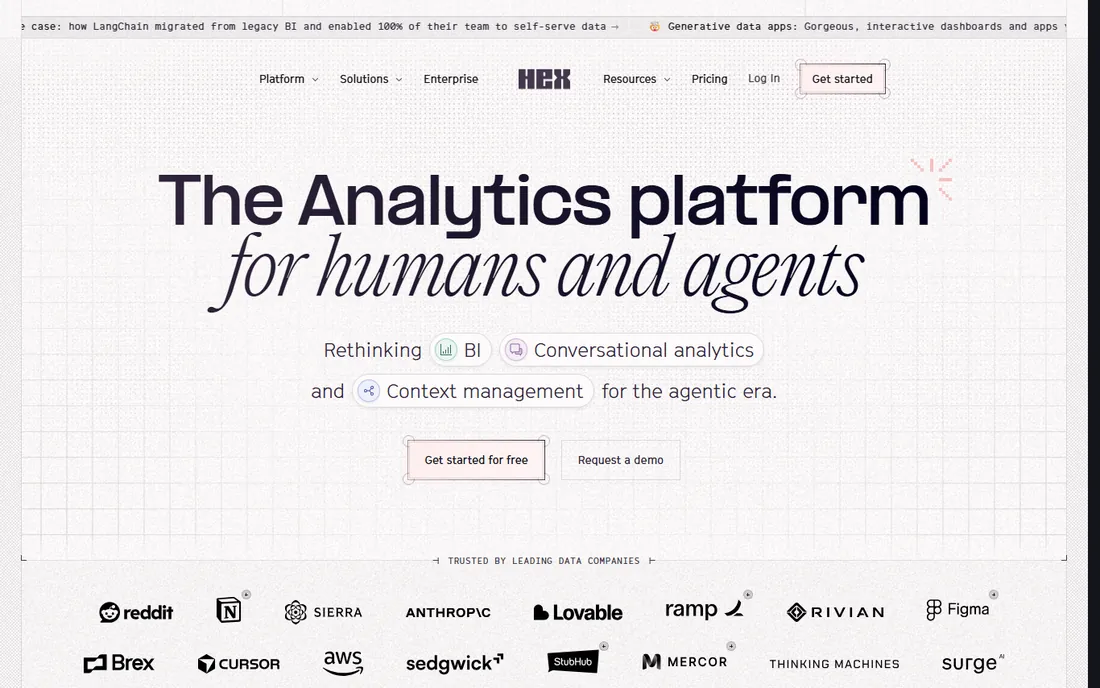 Hex homepage