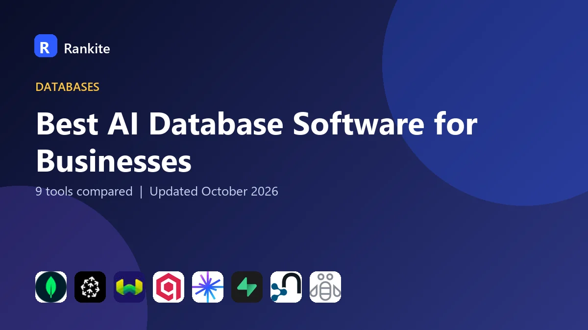 Best AI Database Software for Businesses in 2026: 9 Tools Compared