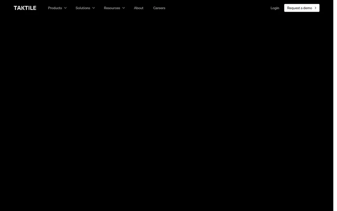 Taktile homepage