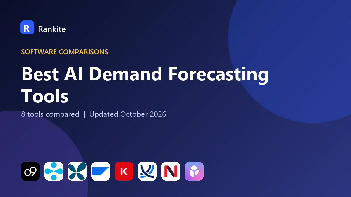 Best AI Demand Forecasting Tools in 2026: 8 Tools Compared