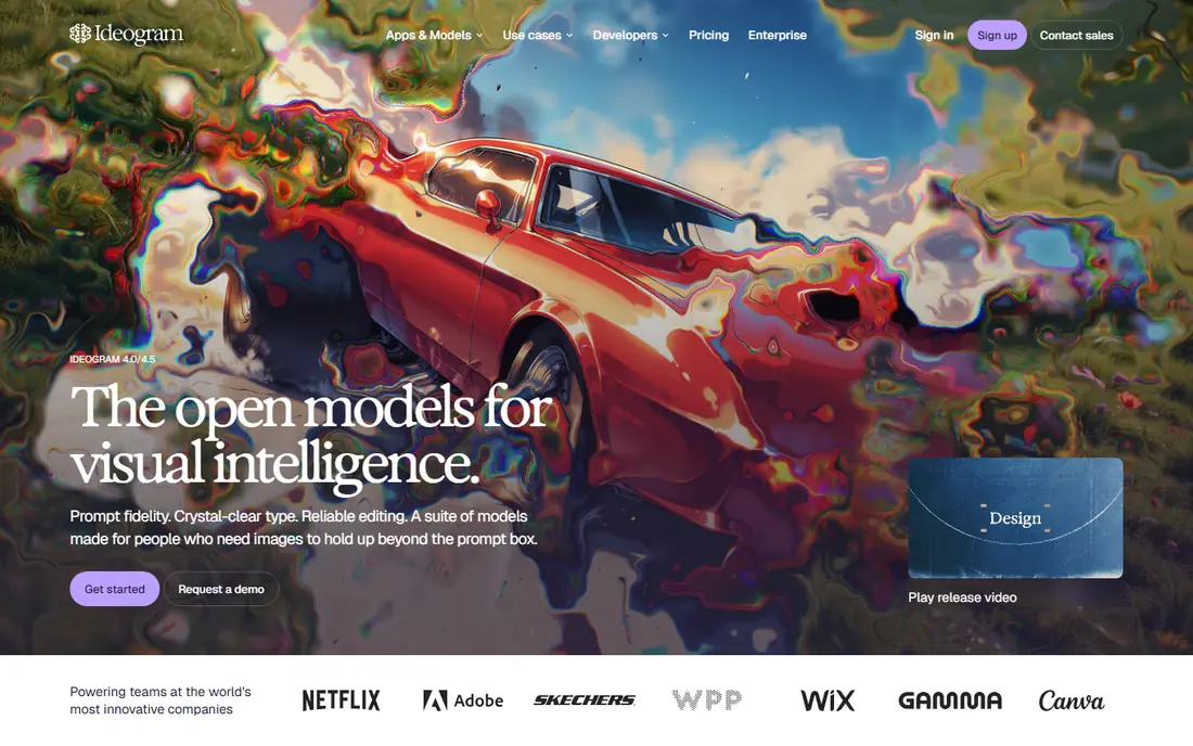 Ideogram homepage